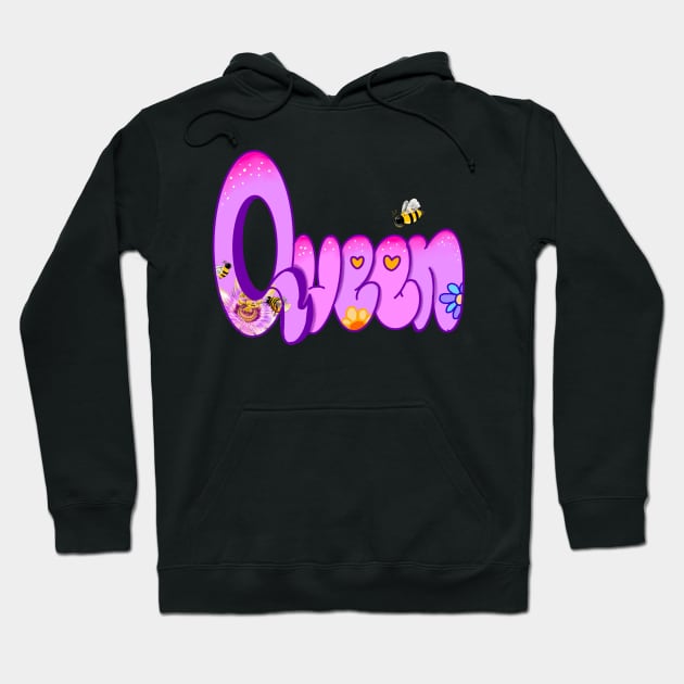 Queen The top 10 best Personalized Custom Name gift ideas for Queen girls and women,mother,daughter,sister,wife,niece,aunt,grandmother queen Hoodie by Artonmytee